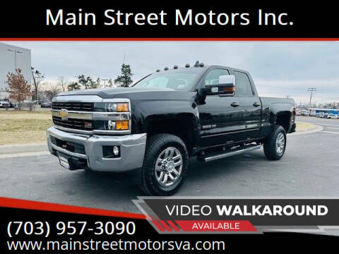 2016 Chevrolet Silverado 2500HD for sale at Main Street Motors Inc. in Chantilly VA