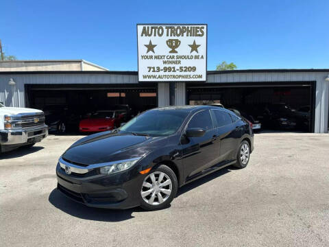 2016 Honda Civic for sale at AutoTrophies in Houston TX