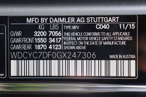 2016 Mercedes-Benz G-Class AMG G 63