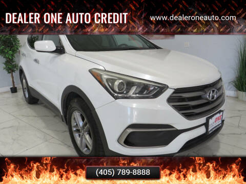 2018 Hyundai Santa Fe Sport for sale at Dealer One Auto Credit in Oklahoma City OK