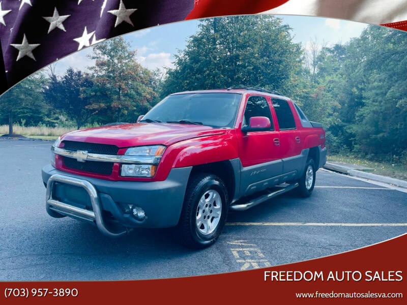 2002 Chevrolet Avalanche for sale at Freedom Auto Sales in Chantilly VA