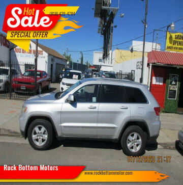 2011 Jeep Grand Cherokee for sale at Rock Bottom Motors in North Hollywood CA