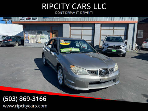 2006 Subaru Impreza for sale at RIPCITY CARS LLC in Portland OR