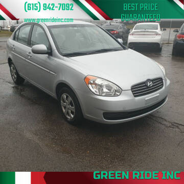 2010 Hyundai Accent for sale at Green Ride Inc in Nashville TN