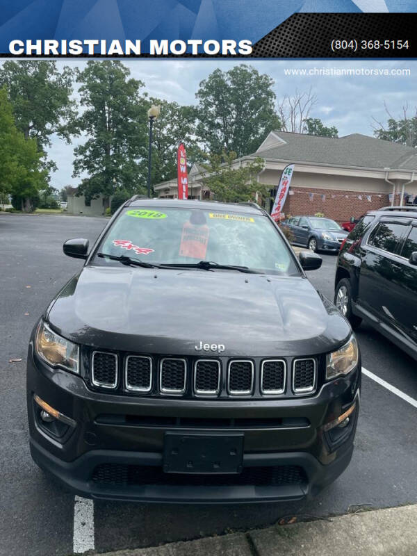 2018 Jeep Compass for sale at CHRISTIAN MOTORS in Hopewell VA