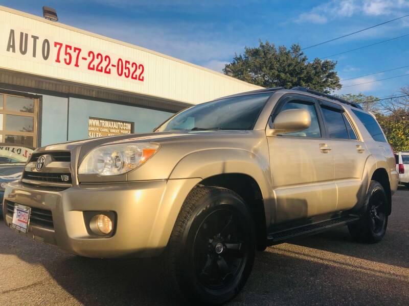 2008 Toyota 4Runner for sale at Trimax Auto Group in Norfolk VA