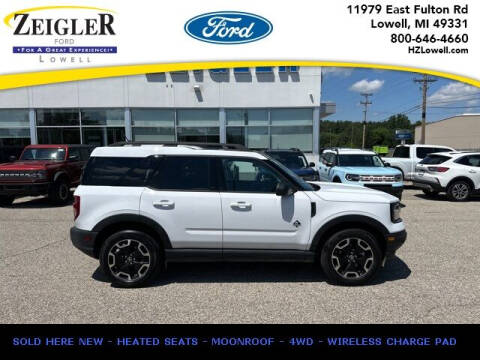 2023 Ford Bronco Sport for sale at Zeigler Ford of Plainwell - Zeigler Ford of Lowell in Lowell MI