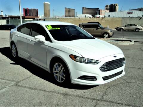 2013 Ford Fusion for sale at DESERT AUTO TRADER in Las Vegas NV