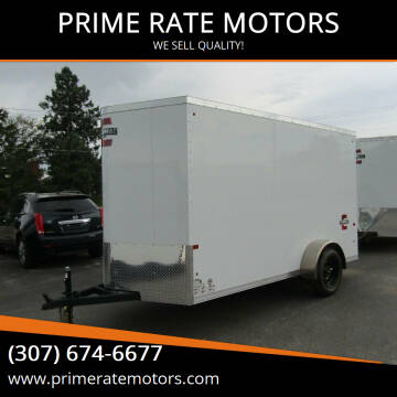 2024 CHARMAC 6FT X 10FT CARGO TRAILER for sale at PRIME RATE MOTORS in Sheridan WY