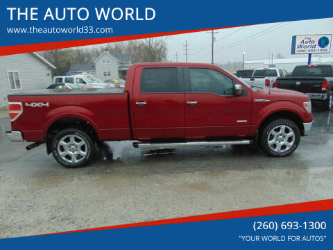 2014 Ford F-150 for sale at THE AUTO WORLD in Churubusco IN