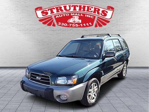 2005 Subaru Forester for sale at STRUTHERS AUTO MALL in Austintown OH