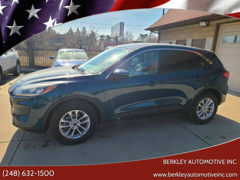 2020 Ford Escape for sale at Berkley Automotive Inc. in Berkley MI