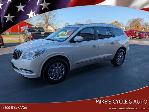 2014 Buick Enclave for sale at MIKE'S CYCLE & AUTO in Connersville IN