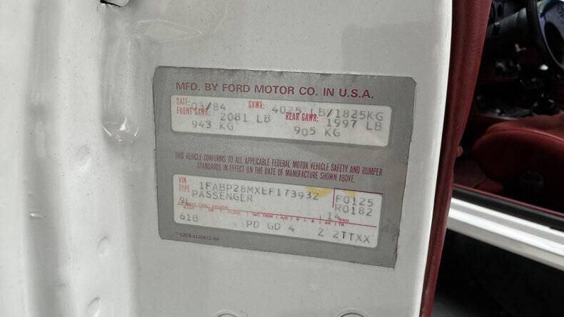 1984 Ford Mustang GT