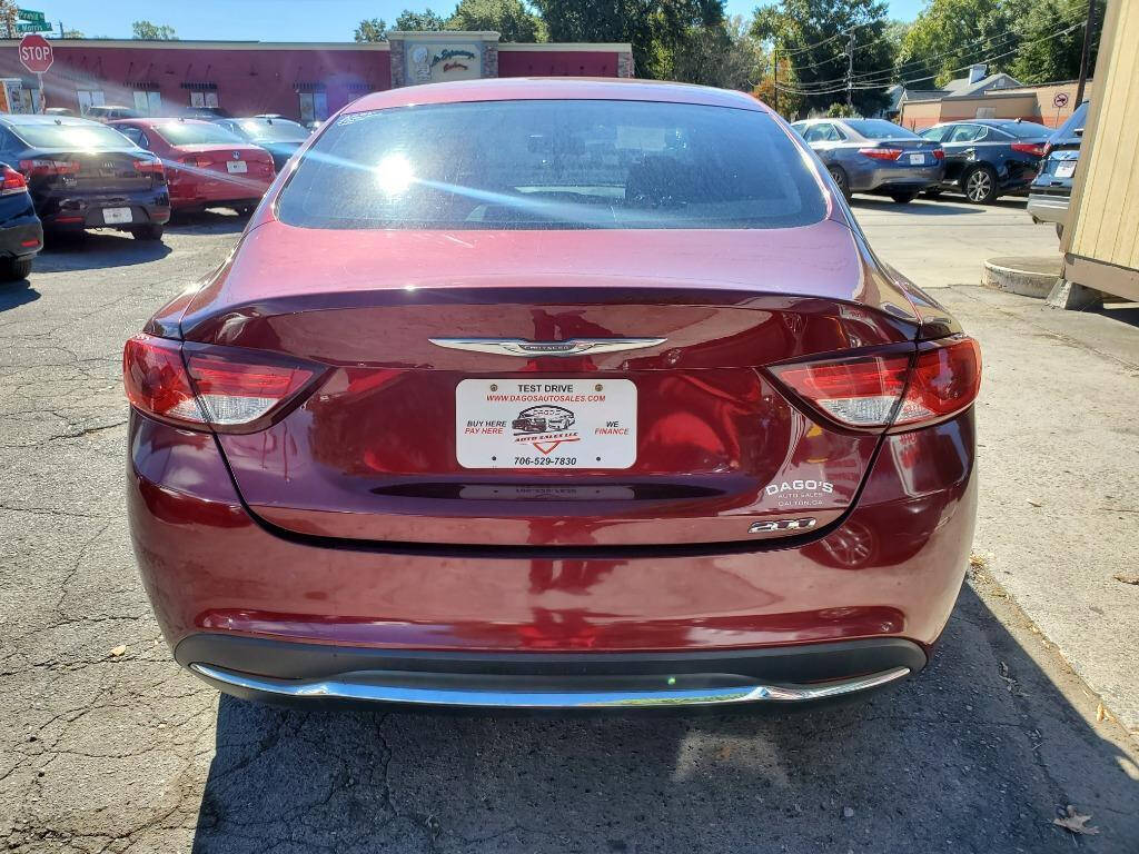 2015 Chrysler 200 for sale at DAGO'S AUTO SALES LLC in Dalton, GA