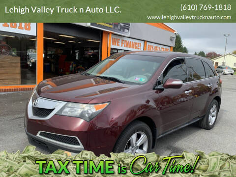 2011 Acura MDX for sale at Lehigh Valley Truck n Auto LLC. in Schnecksville PA