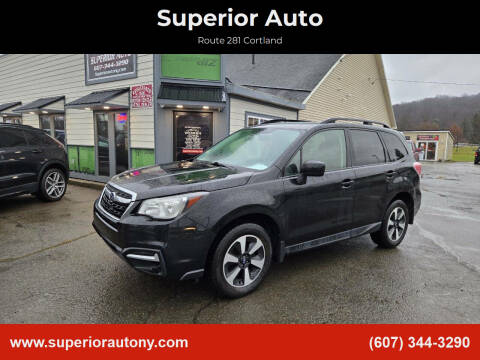 2018 Subaru Forester for sale at Superior Auto in Cortland NY