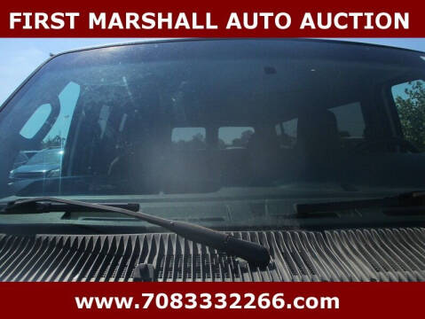 2009 Ford E-Series Wagon for sale at First Marshall Auto Auction in Harvey IL