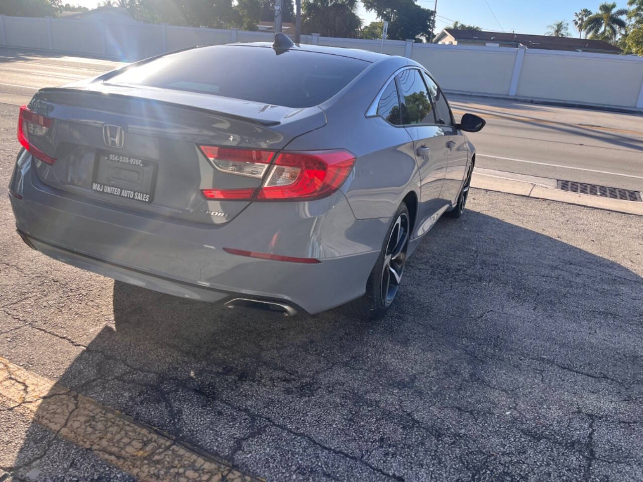 2021 Honda Accord for sale at M & J UNITED AUTO SALES in LAUDERDALE LAKES, FL