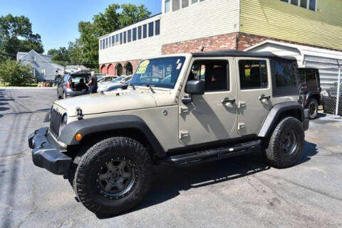 2017 Jeep Wrangler Unlimited for sale at Absolute Auto Sales, Inc in Brockton MA