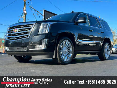 2017 Cadillac Escalade for sale at CHAMPION AUTO SALES OF JERSEY CITY in Jersey City NJ