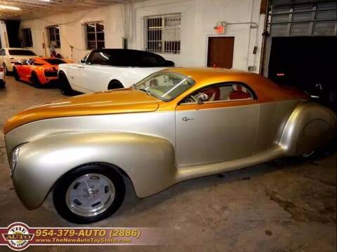 1939 Lincoln Zephyr for sale at The New Auto Toy Store in Fort Lauderdale FL