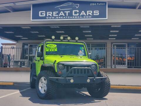 2012 Jeep Wrangler Unlimited for sale at Great Cars in Sacramento CA