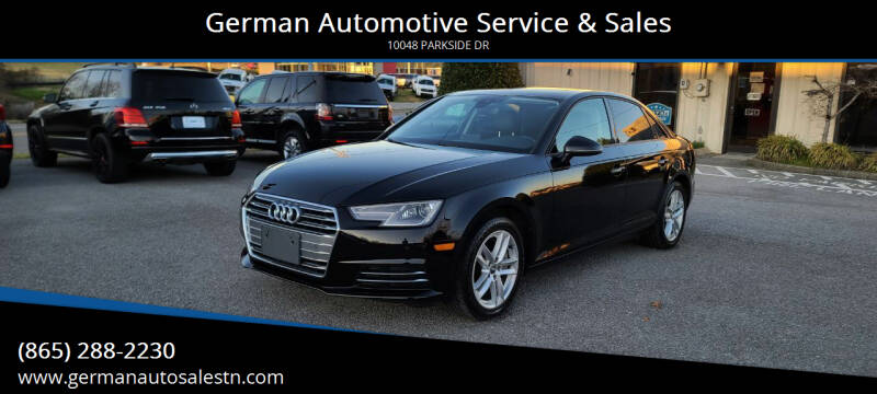 2017 Audi A4 for sale at German Automotive Service & Sales in Knoxville TN