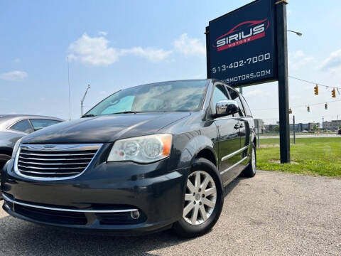 2011 Chrysler Town and Country for sale at SIRIUS MOTORS INC in Monroe OH