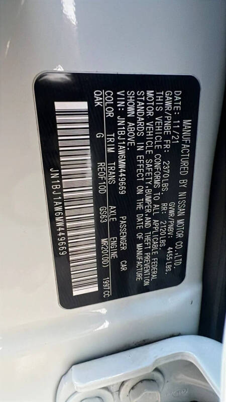 2021 Nissan Rogue Sport S