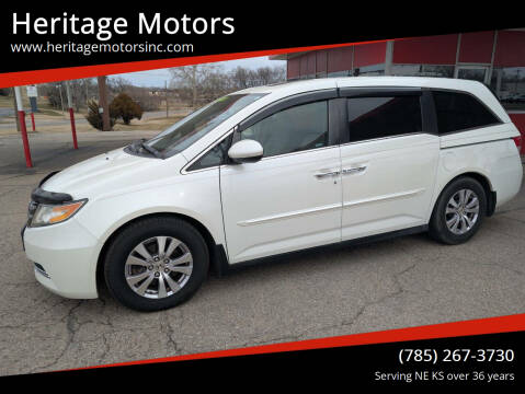 2014 Honda Odyssey for sale at Heritage Motors in Topeka KS