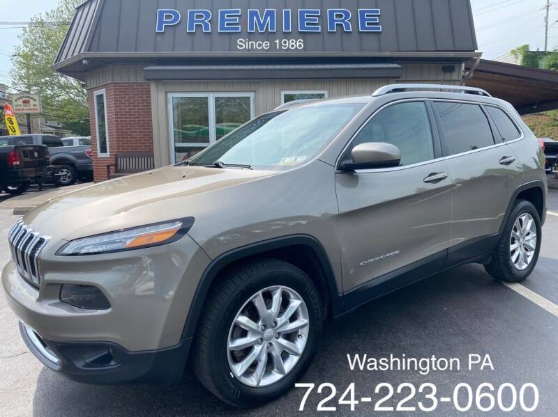 2017 Jeep Cherokee for sale at Premiere Auto Sales in Washington PA
