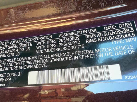 2025 Volvo EX90 Twin Performance Ultra 6P