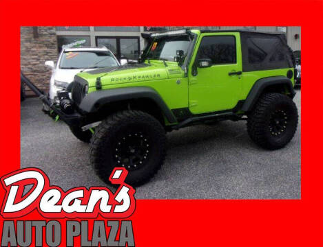 2013 Jeep Wrangler for sale at Dean's Auto Plaza in York PA