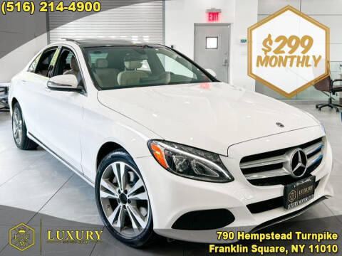 2018 Mercedes-Benz C-Class for sale at LUXURY MOTOR CLUB in Franklin Square NY
