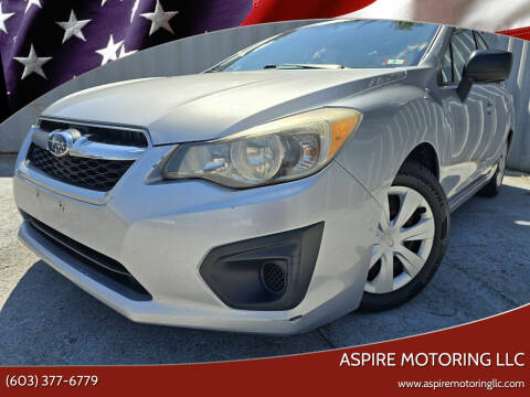 2012 Subaru Impreza for sale at Aspire Motoring LLC in Brentwood NH