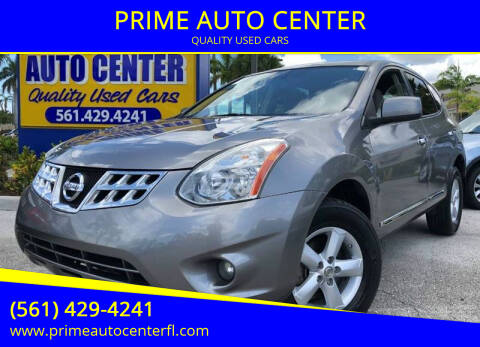 2013 Nissan Rogue for sale at PRIME AUTO CENTER in Palm Springs FL