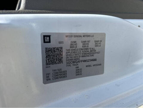 2021 Chevrolet Express 2500