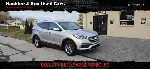 2018 Hyundai Santa Fe Sport for sale at Hackler & Son Used Cars in Red Lion PA