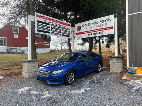 2017 Honda Civic for sale at Caulfields Family Auto Sales in Bath PA