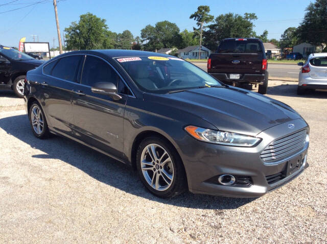 2015 Ford Fusion Hybrid for sale at SPRINGTIME MOTORS in Huntsville, TX