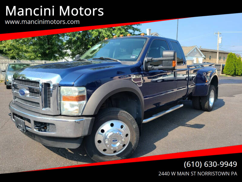 2008 Ford F-550 Super Duty for sale at Mancini Motors in Norristown PA