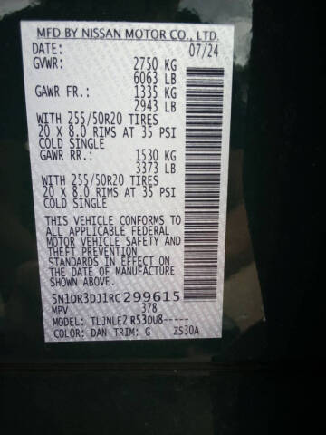 2024 Nissan Pathfinder Platinum