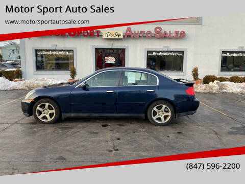 2004 Infiniti G35 for sale at Motor Sport Auto Sales in Waukegan IL
