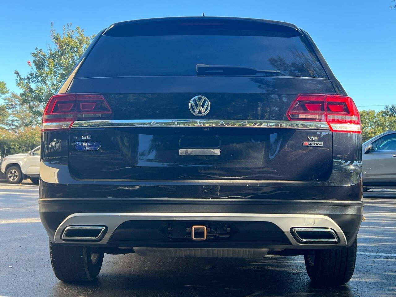 2018 Volkswagen Atlas for sale at Capital Motors in Raleigh, NC