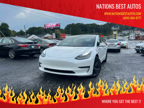 2020 Tesla Model 3 for sale at Nations Best Autos in Decatur GA