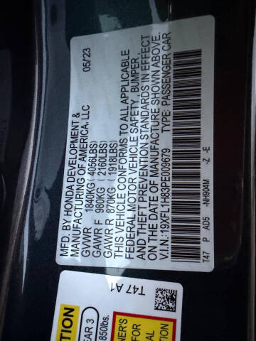 2023 Honda Civic Sport Touring