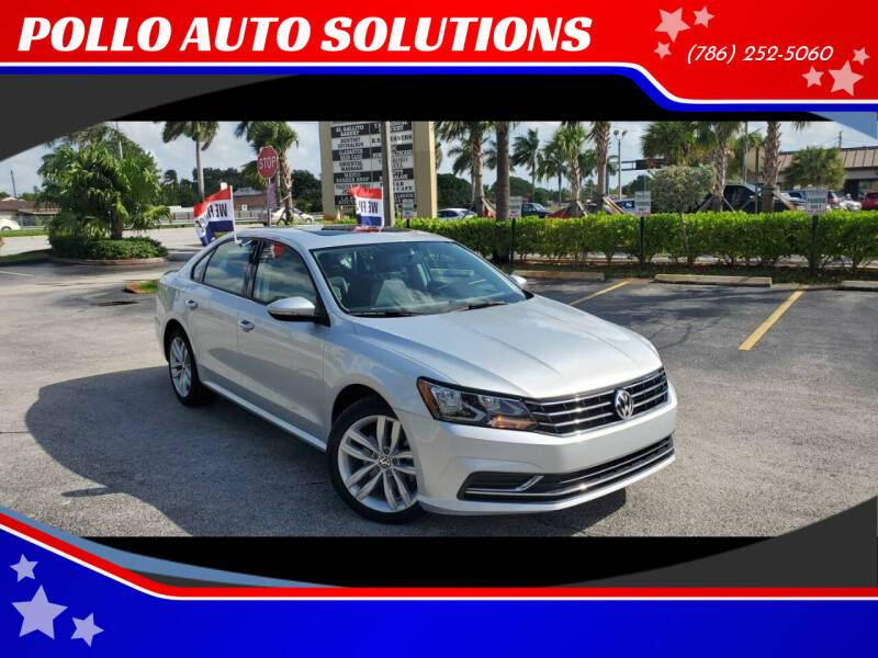 2019 Volkswagen Passat for sale at POLLO AUTO SOLUTIONS in Miami FL