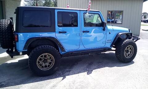 2017 Jeep Wrangler Unlimited for sale at Knights Autoworks in Marinette WI