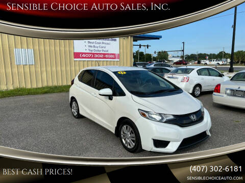 2015 Honda Fit for sale at Sensible Choice Auto Sales, Inc. in Longwood FL